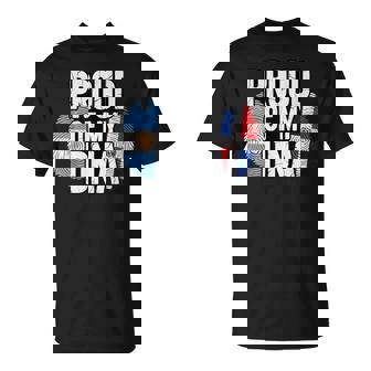 Proud Of My DNA Argentinian Dominican Roots Argentina T-Shirt | Mazezy