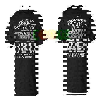 Proud Grandpa Of A Cookie Dealer Girl Leader Scout Dealer T-Shirt | Mazezy