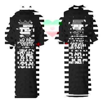 Proud Husband Of Beautiful Iranian Wife Iran Flag T-Shirt | Mazezy