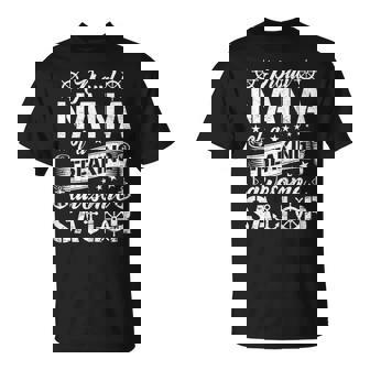 Proud Nana Of A Freaking Awesome Sailor Family Matching T-Shirt | Mazezy