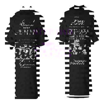 Proud Step Dad Of A Class Of 2026 Graduate T-Shirt | Mazezy