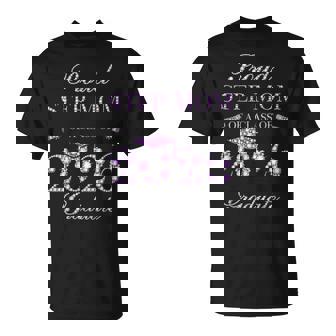 Proud Step Mom Of A Class Of 2026 Graduate T-Shirt | Mazezy