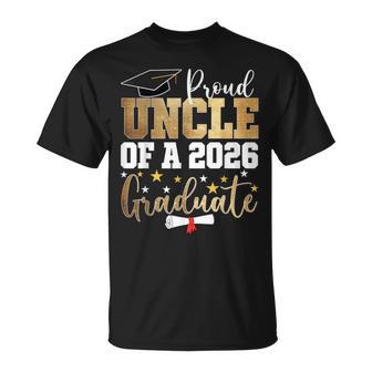 Proud Uncle Of A 2026 Graduate Uncle Graduation 2026 T-Shirt | Mazezy