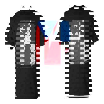 Puerto Rican Panamanian Flag Puerto Rico Panama Heritage T-Shirt | Mazezy