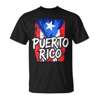 Puerto Rico Flag Boricua Rican Hispanic Heritage T-Shirt - Monsterry