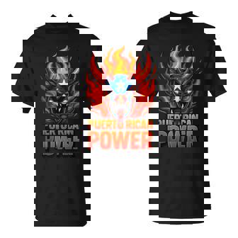 Puerto Rico Vejigante Flame Mask Boricua Heritage Power Tank Top T-Shirt | Mazezy