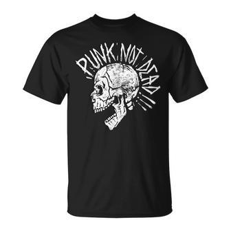 Punks Nicht Tot -Intage Grunge Punk Ist Nicht Tot Rock T-Shirt - Seseable