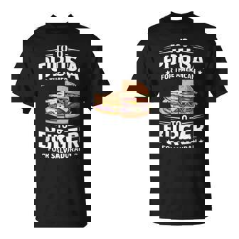 Pupusa Meets Burger Fun Salvadoran American USA Food Cuisine T-Shirt | Mazezy