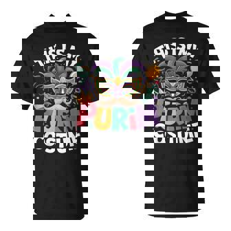 This Is My Purim Costume Jewish Holiday Mask Carnival Party T-Shirt - Thegiftio