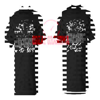 Race Car Birthday Party Racing Family Great Grandma Pit Crew T-Shirt - Monsterry