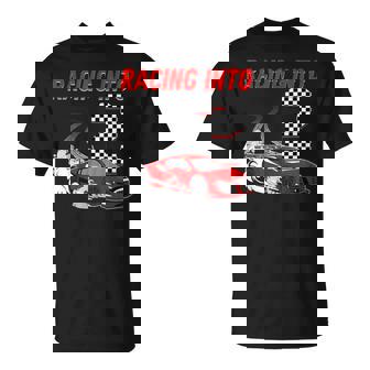 Racing Into 2Nd Birthday レースカー 2歳 幼児 男の子 Tシャツ - Kawaiitshirt