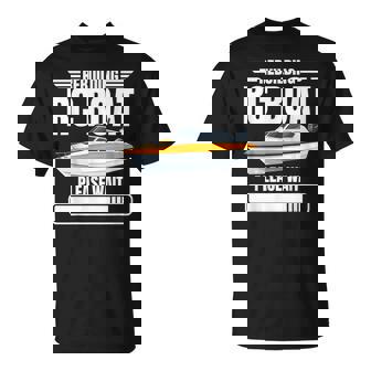 Radio Controlled Boat Enthusiast Cruise Rebuild RC Boat T-Shirt | Mazezy