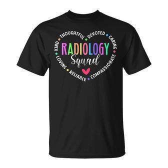 Radiology Squad Radiology Tech Heart Radiographer T-Shirt - Thegiftio UK