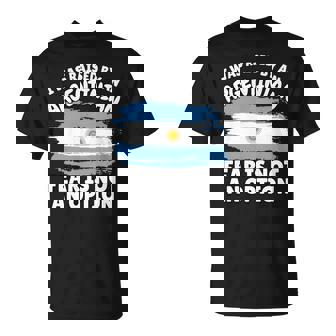 I Was Raised By a Argentinian Argentina Son Daughter T-Shirt | Mazezy