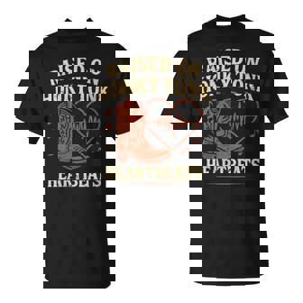 Raised On Old Country Music 80s 90s Vintage Southern Style T-Shirt | Mazezy