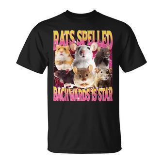 Rats Spelled Backwards Is Star Gen Z Humor Rat Meme T-Shirt - Thegiftio UK