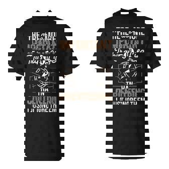 There Are More Important Things In Life Than Orienteering T-Shirt | Mazezy