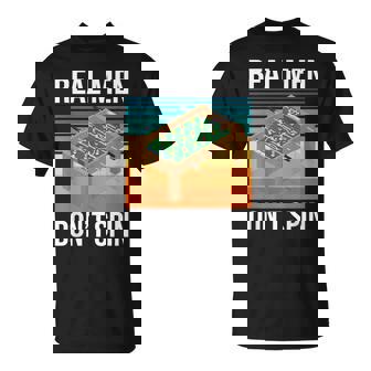 Real Men Don't Spin Foosball Player Table Football Soccer T-Shirt | Mazezy