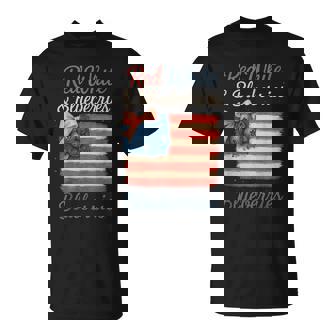 Red Blueberries Watercolor USA American Flag Patriotic T-Shirt | Mazezy