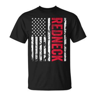 Redneck American Flag Redneck Joke T-Shirt - Thegiftio UK
