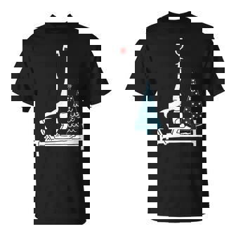 Reformer Pilates With Christmas Tree And Wine T-Shirt | Mazezy