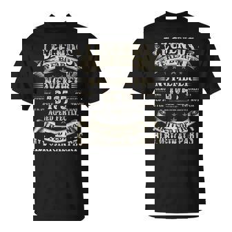 Regalos De Cumpleaños Número 50 Para Hombres De 50 Años Noviembre De 1975 Camiseta unisex - Regaloses