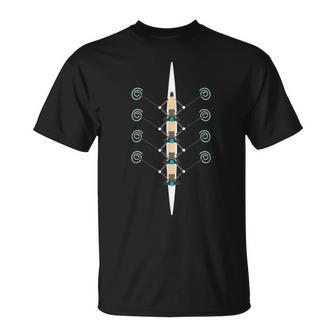 Remo Regalo Bote De Remos Timón De Remo Camiseta unisex - Regaloses