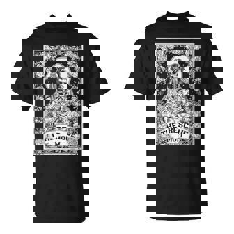 The Rescue Mom Animal Rescue Adopt Cat Dog Tarot Card T-Shirt | Mazezy