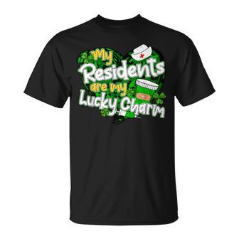 My Residents Are My Lucky Charms Patrick's Day Doctor Nurse T-Shirt - Thegiftio UK