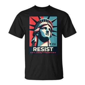 Resist 自由の女神 Resist Tシャツ - Kawaiitshirt