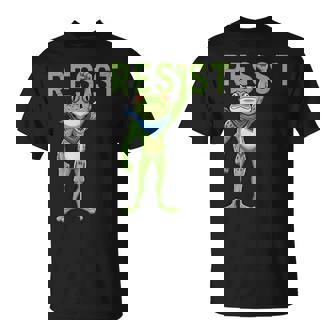 Resist Frog Portland Frog Protest For Men Women T-Shirt | Mazezy