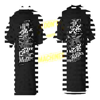 I Restore Machines Millwright Mechanic Repair Engineering Tank Top T-Shirt | Mazezy