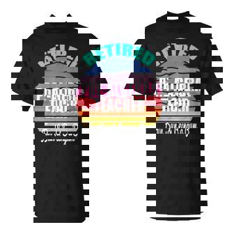 Retired PreAlgebra Teacher a Retirement T-Shirt | Mazezy