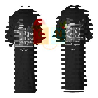 Retro 6 7 Carbon Nitrogen Christmas Chemistry T-Shirt | Mazezy