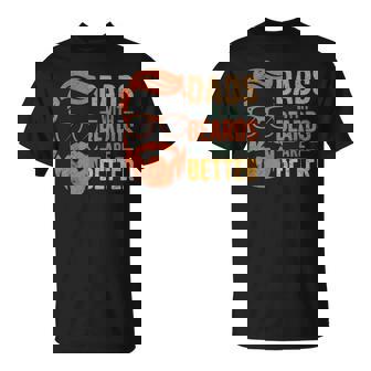 Retro Dads With Beards Are Better Pun Vintage T-Shirt | Mazezy