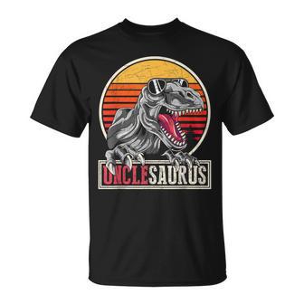 Retro Dinosaurio Tío Dino Unclesaurus T Rex Camiseta unisex - Regaloses
