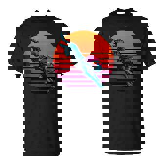 Retro Dog With Diving Gear Diver Tank Top T-Shirt | Mazezy