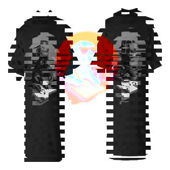 Retro Dog With Notebook Song Writing Composer Tank Top T-Shirt | Mazezy