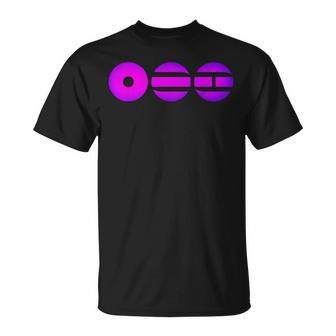 Retro Purple Circle Arirang Basic Symbol T-Shirt - Thegiftio UK