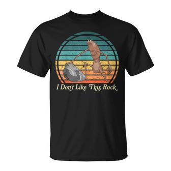 Retro Marcus The Worm I Don't Like This Rock T-Shirt - Thegiftio UK