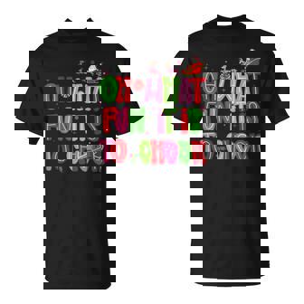 Retro Oh What Fun It Is To Cheer Christmas Santa Cheerleader T-Shirt | Mazezy