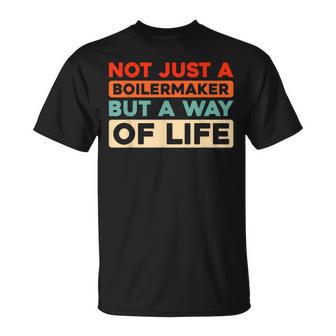 Retro Pressure Welding Fabrication Vintage Boilermaker T-Shirt | Mazezy