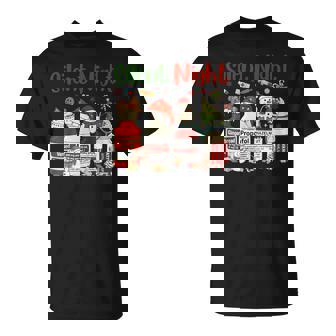 Retro Silent Night Xmas Nurse Christmas Doctor Er Nurse T-Shirt | Mazezy