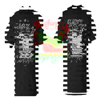 Retro Sleighing My Seasonal Depression Christmas Tree T-Shirt | Mazezy