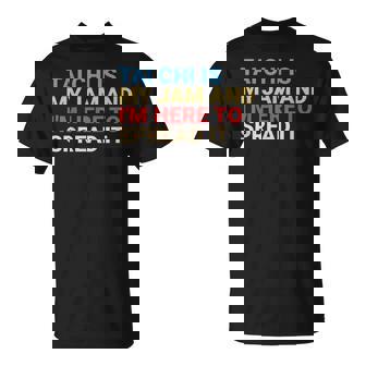 Retro Tai Chi Is My Jam Martial Arts T-Shirt | Mazezy