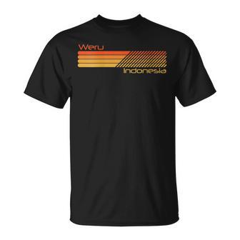 Retro Weru Indonesia T-Shirt | Mazezy
