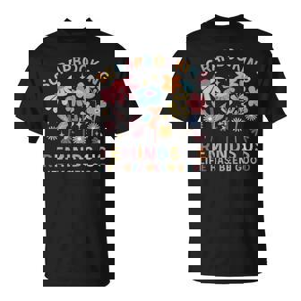 Retro Wildflowers Scrapbooking Reminds Crafter Mom Scrapbook T-Shirt - Monsterry