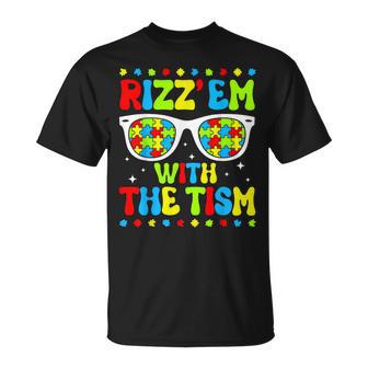 Rizz Em With The Tism Autism Awareness Month Autistic T-Shirt - Thegiftio UK