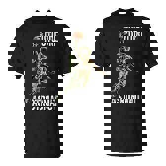 Rocket Space Astronaut Basketball T-Shirt | Mazezy