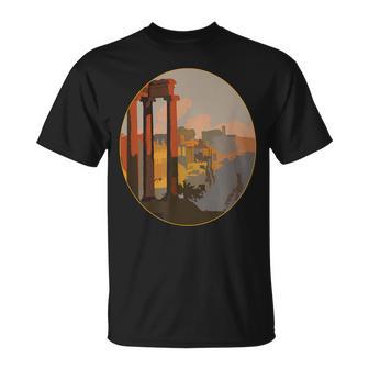 Roma Roma Italia Arte Clásico Camiseta unisex - Regaloses
